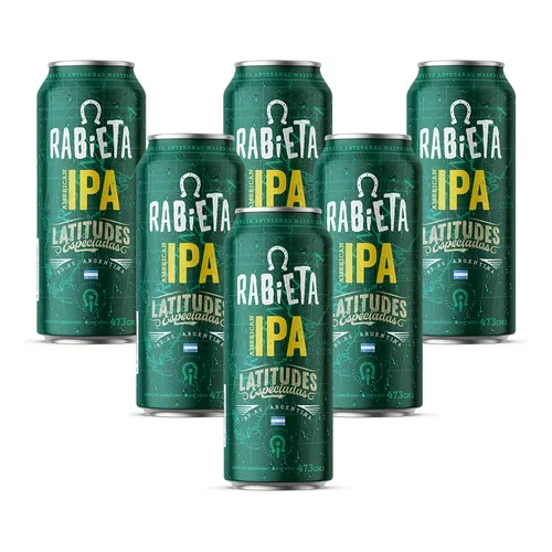 Cerveza Rabieta - American IPA Pack 6x473ml